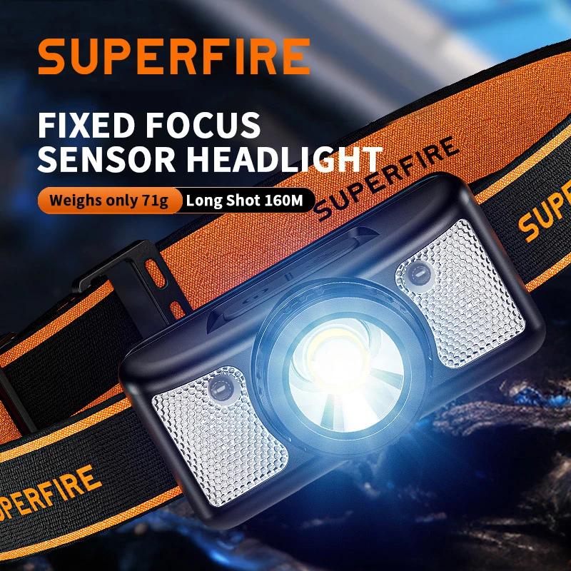 SUPERFIRE HL91 ޴ LED 工, ſ    Ʈ, USB-C   , ķο, 7W, ǰ